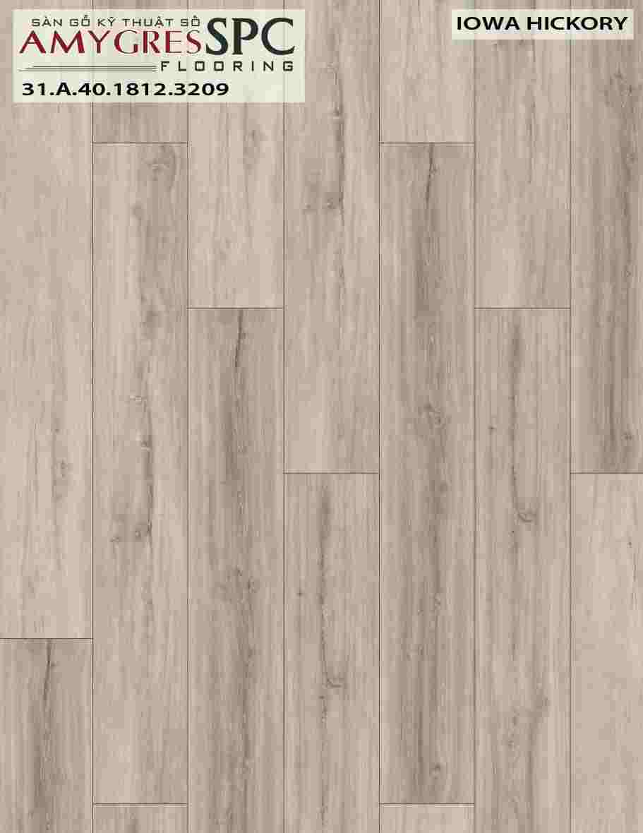 Sàn gỗ SPC Amygres 3209 | Gỗ hạt IOWA - Gạch Toàn Phát