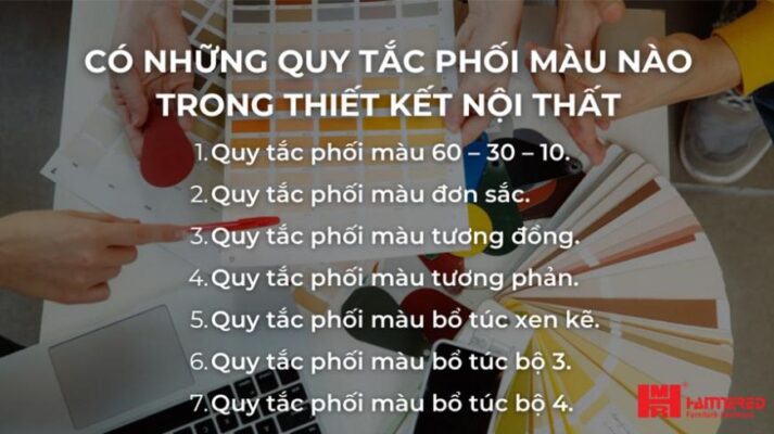 7 quy tắc phối màu